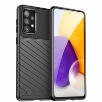 Thunder dėklas telefonui lankstus šarvuotas dėklas Samsung Galaxy A73 juoda
