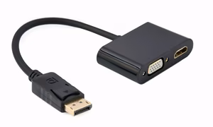 GEMBIRD Адаптер DisplayPort — HDMI/VGA A-DPM-HDMIFVGAF-01