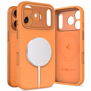 Tech-Protect Uniq MagSafe dėklas iPhone 17 Pro oranžinis
