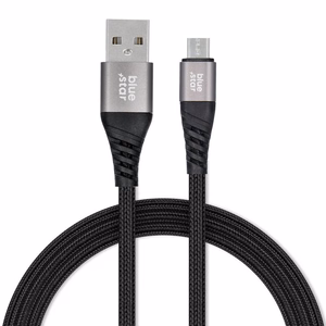 BLUE STAR audininis kabelis 2A USB A į Micro USB TFK-DC-003 1,2 m juodas