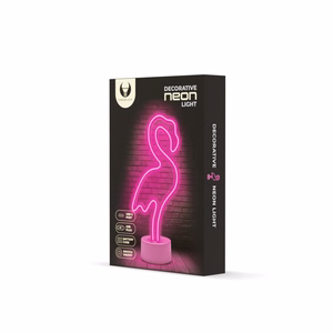 Neon LED on stovas FLAMINGO rožinis USB-C FSC-11 Forever Light