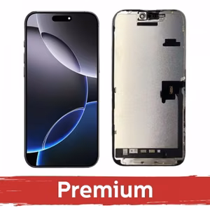 LCD ekranas suderinamas su iPhone 16 Pro Max juodas (Hard OLED / Premium) /*Removable IC*/