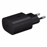 Samsung 25W EP-TA800EBE USB-C sieninis įkroviklis pakaitinis rinkinys - juodas