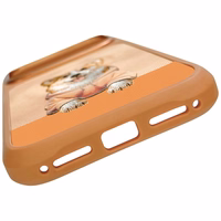 Nimmy Gentle Pets Series Dog MagSafe dėklas iPhone 17 Pro Max oranžinis