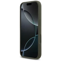 Guess Silicone Triangle Logo MagSafe Case for iPhone 17 - Green