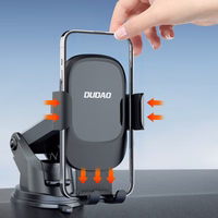 Dudao F5N+ gravity automobilinis laikiklis with suction cup windshield or dashboard - juodas