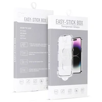 Apsauginis stiklas pilno klijų Easy-Stick Box skirtas IPHONE 16 PRO juodas