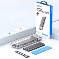 Orico TXM2-C3 M.2 NVME USB-C 3.2 10Gb/s diskų įrenginys - pilkas