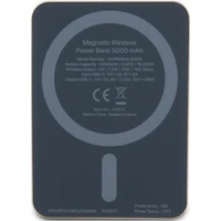 Guess Magnetinė Metalinis Script Logotipas indukcinė išorinė baterija 15W 5000mAh - auksinė