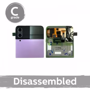 LCD ekranas suderinamas su Samsung F721 Z Flip4 (išorinis) su rėmeliu / Bora violetinis / (8/10 išardytas)