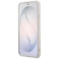 Guess dėklas 4G Embossed Ring MagSafe for Samsung Galaxy S26 Plus rožinis