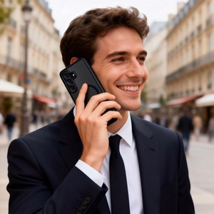 Tech-Protect Magmat MagSafe Dėklas for Samsung Galaxy S26 - skaidrus juodas