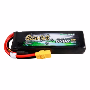 „Gens Ace“ G-Tech 6500 mAh, 11,1 V, 60C, 3S1P LiPo akumuliatorių rinkinys su „XT90-Bashing“ serija
