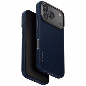 Uniq Keva EDGE Magclick įkrovimo dėklas telefonui iPhone 17 Pro - mėlynas