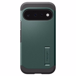 Spigen Tough Armor Mag MagSafe dėklas, skirtas Google Pixel 11, tamsiai žalias