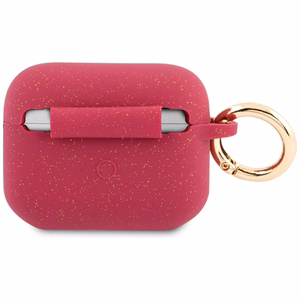 Guess Silikoninis Glitter Dėklas for AirPods Pro - rožinis Glitter