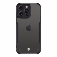 Tactical Quantum Stealth Dėklas for Apple iPhone 15 Pro Max Skaidrus/Juodas