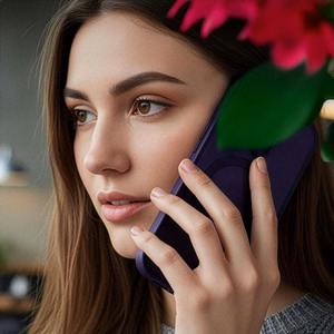 3mk Smoke MagCase для iPhone 16 фиолетово-полупрозрачный