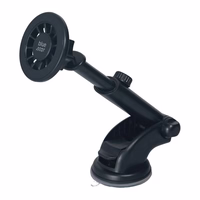 Automobilinis universalus telefono laikiklis Blue Star (Long Arm 18 - 23cm) MagSafe juodas