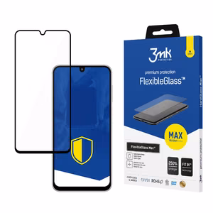 Hibridinis stiklas 3mk FlexibleGlass Max juodas Samsung Galaxy M16 5G
