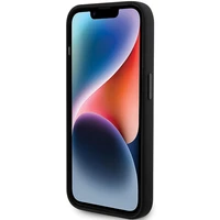 Karl Lagerfeld silikoninis Karl & Choupette galvos dėklas telefonui iPhone 15 Pro Max - juodas