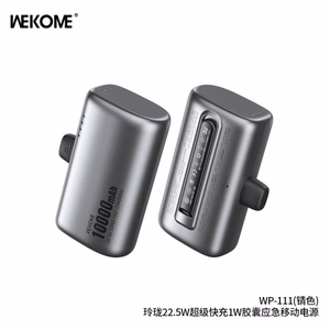 Išorinė baterija WK Design „WP-111“ pilka 10000mAh (22.5W)