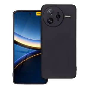 Matinis dėklas telefonui XIAOMI POCO F7 Ultra juodas