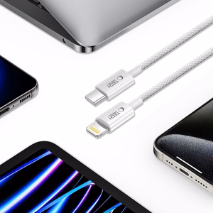 Tech-Protect UltraBoost USB-C / Lightning PD27W/3A laidas 100 cm - pilkas