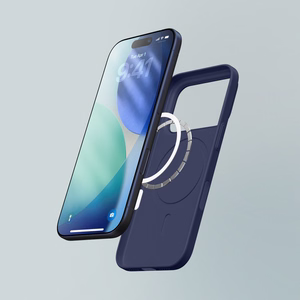 AmazingThing Minimal Air dėklas telefonui iPhone 17 Pro Max suderinamas su MagSafe - mėlynas