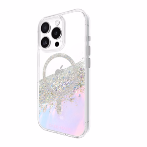 Case-Mate Karat Soap Bubble MagSafe dėklas, skirtas iPhone 16 Pro, vaivorykštinis