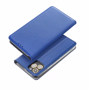 SMART Dėklas telefonui Book XIAOMI Redmi Note 8T tamsiai mėlynas