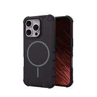 Defender 2in1 Mag dėklas for iPhone 16 Pro 6,3" juodas