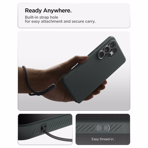 SPIGEN dėklas LIQUID AIR MAG, suderinamas su MagSafe, skirtas SAMSUNG S26 Ultra abyss green