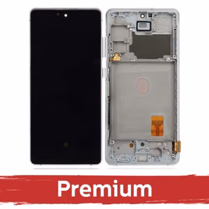 LCD Display Compatible With Samsung G780 S20 FE (G781 S20 FE 5G) with Frame / Cloud Mint / OEM