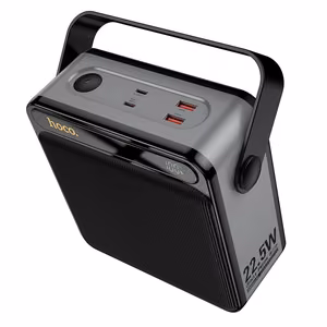 Išorinė baterija Power Bank Hoco J161 22.5W+PD20W 80000mAh juoda