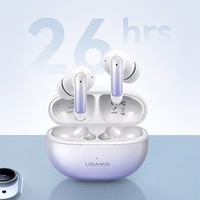 USAMS Ausinės Bluetooth 5.3 TWS X-don series ENC belaidės mėlynas gradientas BHUENCXD03 (US-XD19)