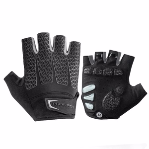 Rockbros S169BGR XXL cycling gloves with gel inserts - gray