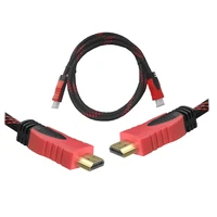 HDMI-HDMI kabelis 1,5 m raudonas v1.4 blist.