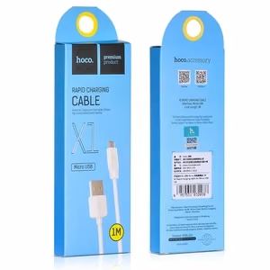 Кабель Hoco X1 microUSB 1.0m белый