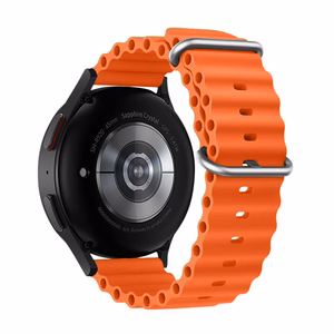 FORCELL F-DESIGN FS01 dirželis SAMSUNG laikrodžiui 22 mm oranžinis