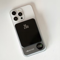 "Forever" belaidis maitinimo šaltinis MATB-200 20W PD 5000 mAh magnetinis juodas