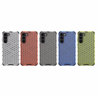 Honeycomb dėklas Samsung Galaxy S23+ šarvuotas hibridinis dangtelis mėlynas