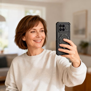 Tech-Protect TacticStand MagSafe dėklas for Xiaomi Poco F8 Ultra - juodas