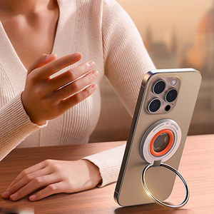 "Joyroom" JR-ZS383 MagSafe magnetinis telefono laikiklis - oranžinis