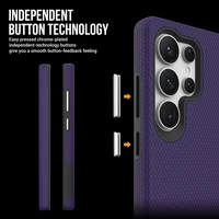 Dėklas Perfectionists Triangle Case Samsung S918 S23 Ultra 5G violetinis