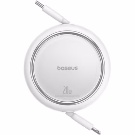 Baseus Free2Pull - 20 W USB-C į Lightning ištraukiamas kabelis, 1 m (baltas)