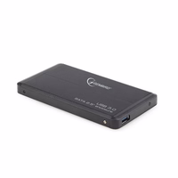 Gembird EE2-U3S-2 saugojimo diskų korpusas HDD korpusas Juoda 2.5"