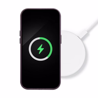 Dėklas Leather Mag Cover (MagSafe) skirtas iPhone 16 Plus violetinis