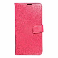 MEZZO Knygų dėklas SAMSUNG A57 5G mandala magenta
