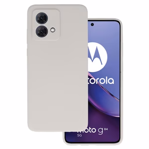 Silikoninis Lite dėklas telefonui Motorola Moto G84 5G titano spalva